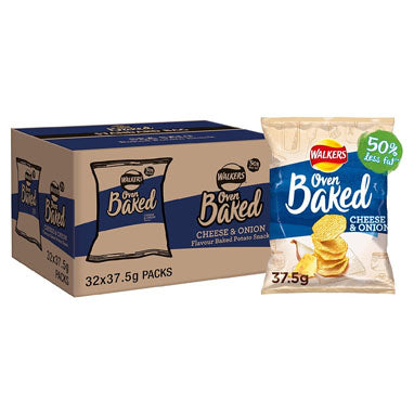 Walkers BAKED Cheese & Onion Pack 32's - NWT FM SOLUTIONS - YOUR CATERING WHOLESALER