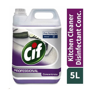 Cif Pro-Formula 2in1 Disinfectant Solution 5 Litre - NWT FM SOLUTIONS - YOUR CATERING WHOLESALER