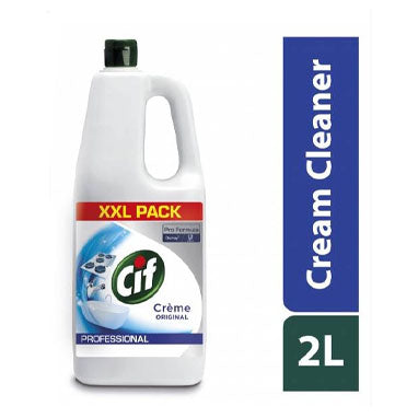 Cif Pro-Formula Original Cream Cleaner 2 Litre - NWT FM SOLUTIONS - YOUR CATERING WHOLESALER