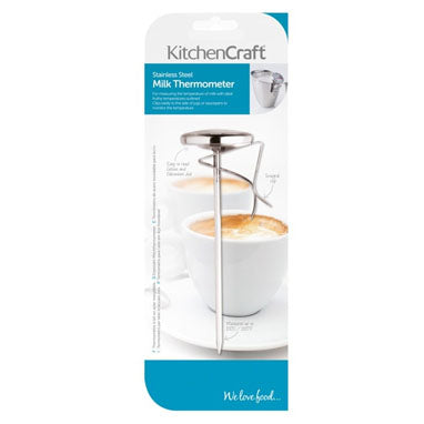 KitchenCraft Milk Frothing Thermometer Stainless Steel - NWT FM SOLUTIONS - YOUR CATERING WHOLESALER