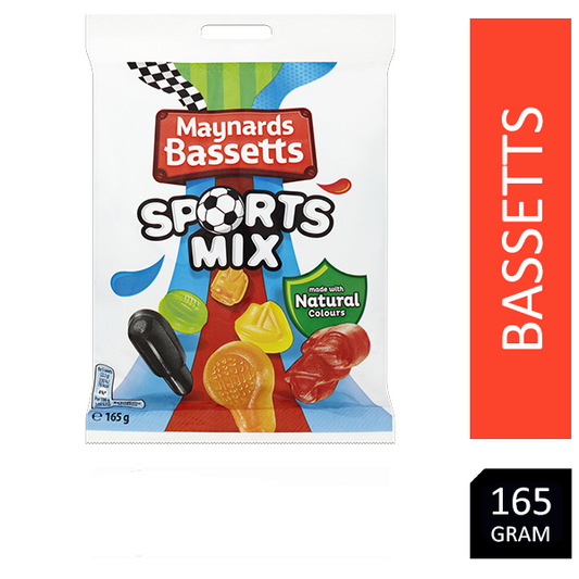 Maynards Bassetts Sports Mix Sweets Bag 165g - NWT FM SOLUTIONS - YOUR CATERING WHOLESALER