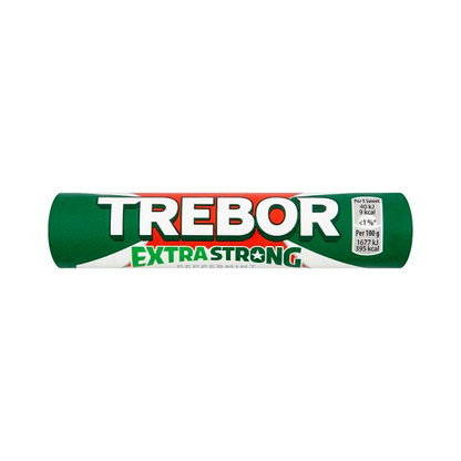Trebor Extra Strong Peppermint Mints Roll 40x41.3g