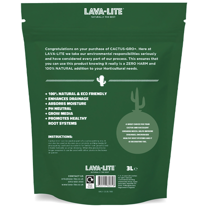Lava-Lite Cactus Gro+ 3 Litre