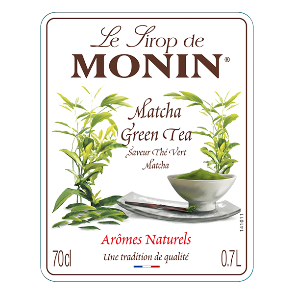 MONIN Matcha Green Tea Coffee & Cocktail Syrup 700ml (Glass Bottle)