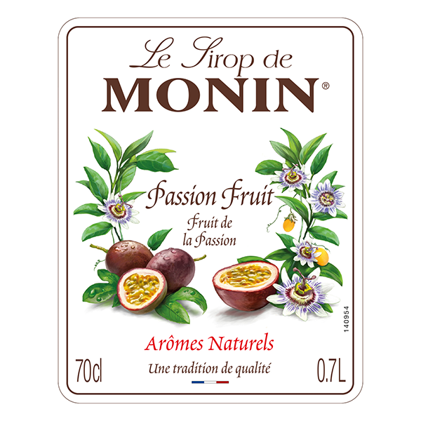 Monin Passion Fruit Coffee Syrup 700ml (Glass)