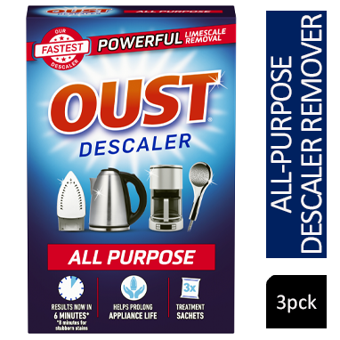 Oust All Purpose Descaler Sachets 3's - NWT FM SOLUTIONS - YOUR CATERING WHOLESALER
