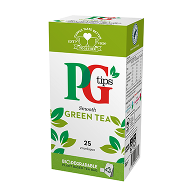 PG Tips Green Tea 25's - NWT FM SOLUTIONS - YOUR CATERING WHOLESALER