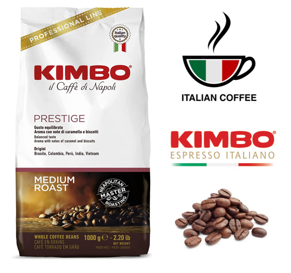 Kimbo Prestige 1kg Italian Coffee Beans