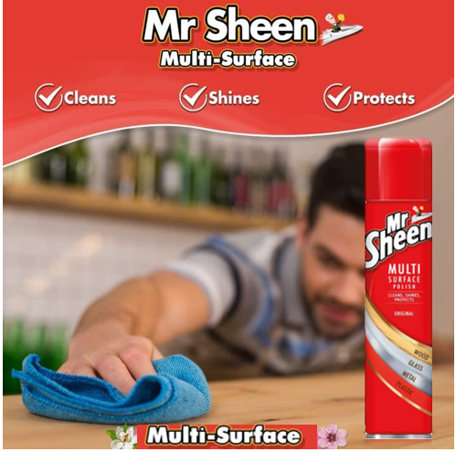 Mr Sheen Multi Surface Polish Aerosol Professional 250ml 3175247