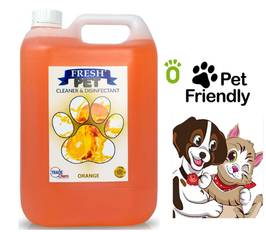 Fresh Pet Kennel/Cattery Cleaner & Disinfectant Clean Cotton 5 Litre - NWT FM SOLUTIONS - YOUR CATERING WHOLESALER