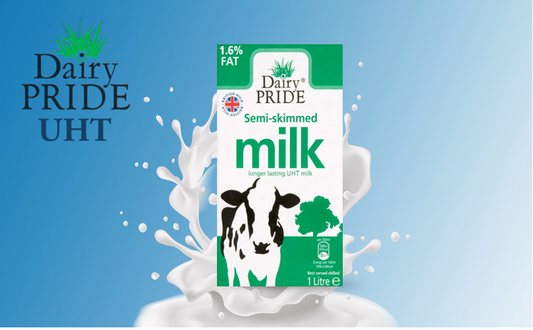 Dairy Pride Semi Skimmed Milk 1litre - NWT FM SOLUTIONS - YOUR CATERING WHOLESALER
