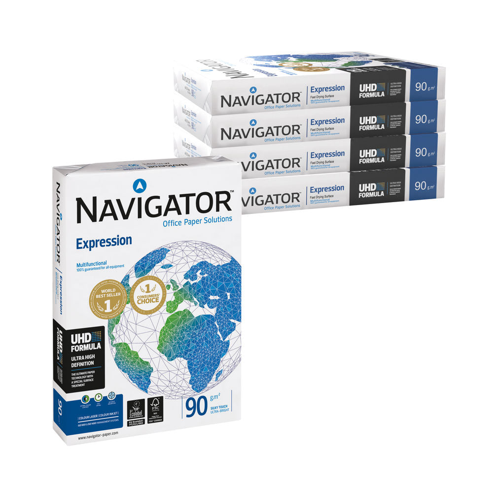 Navigator Expression A4 90gsm White Copier Paper (500 Sheet)