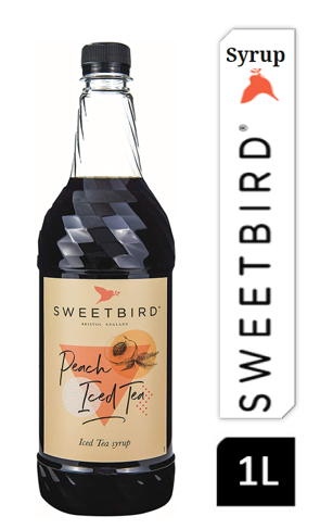 Sweetbird Peach Iced Tea Syrup 1litre (Plastic) - NWT FM SOLUTIONS - YOUR CATERING WHOLESALER