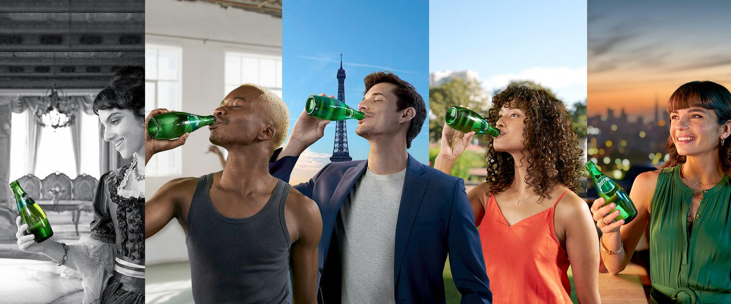 Perrier 250ml Sparkling Water Slim Can (Pack of 35)