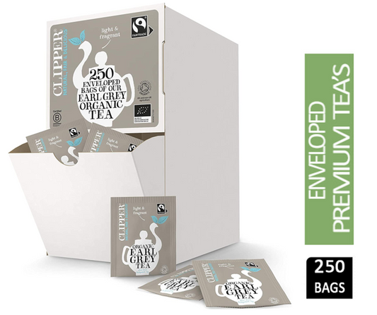 Clipper Fairtrade Organic Speciality Earl Grey 250 Envelopes - NWT FM SOLUTIONS - YOUR CATERING WHOLESALER