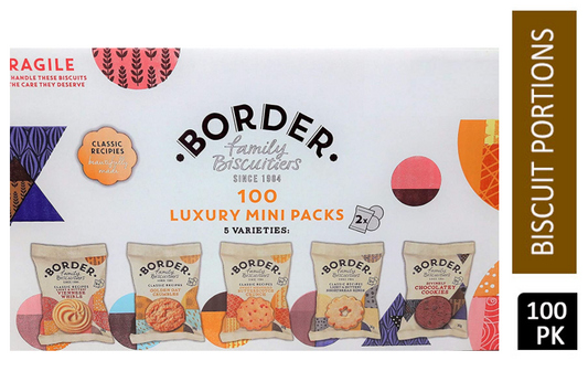 Border Biscuits Twin Pack 5 Variety 100's - NWT FM SOLUTIONS - YOUR CATERING WHOLESALER