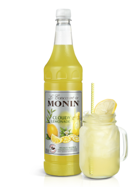 Monin Cloudy Lemonade Squash 1litre - NWT FM SOLUTIONS - YOUR CATERING WHOLESALER