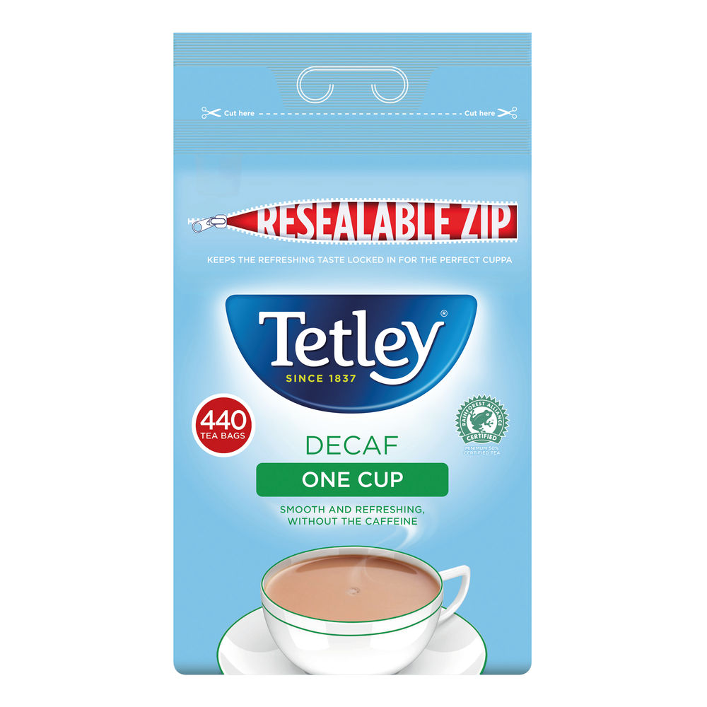 Tetley Decaf One Cup 440's Teabags