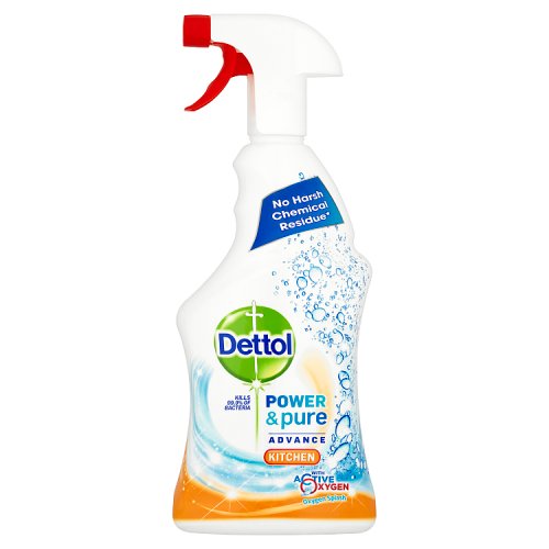 Dettol Power & Pure Advance Kitchen Spray 750ml - NWT FM SOLUTIONS - YOUR CATERING WHOLESALER