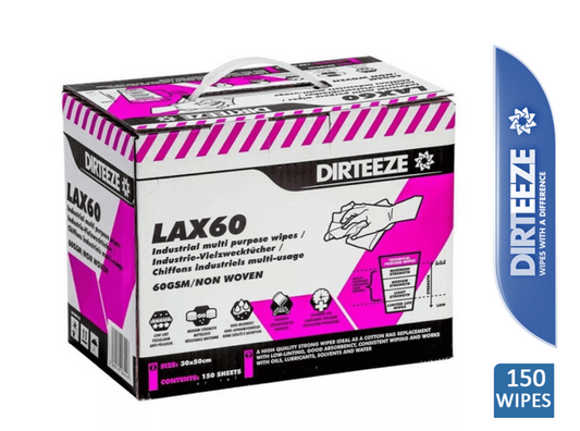 Dirteeze Industrial Multi Purpose Wipes 150's - NWT FM SOLUTIONS - YOUR CATERING WHOLESALER