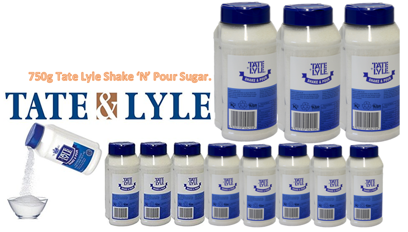 Tate & Lyle Shake 'n' Pour Sugar 750g - NWT FM SOLUTIONS - YOUR CATERING WHOLESALER
