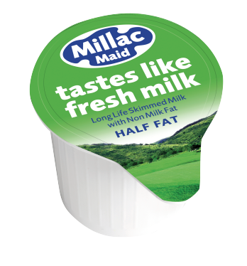 Millac Maid Half Fat (Green) Milk Jiggers 120's