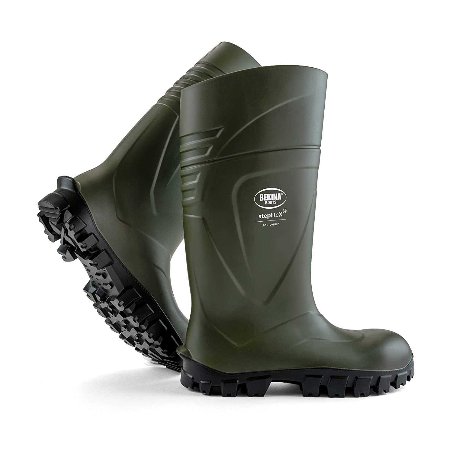 Bekina Solid Grip Green Size 13 Boots - NWT FM SOLUTIONS - YOUR CATERING WHOLESALER