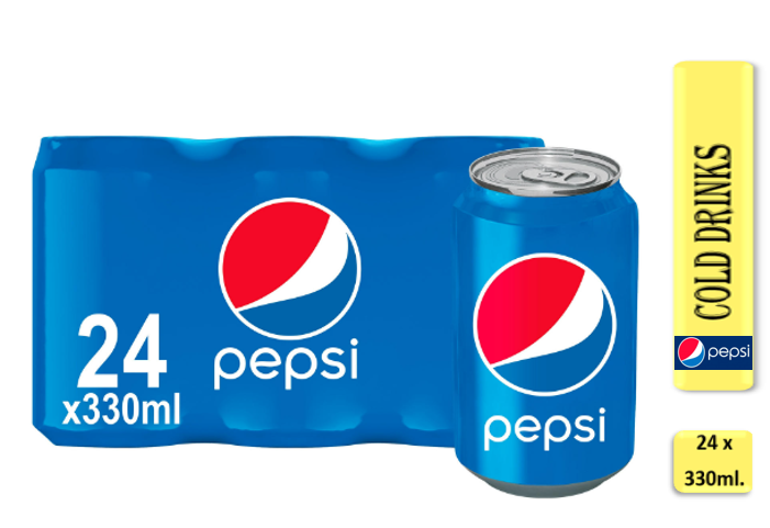 Pepsi Cans 24x330ml - NWT FM SOLUTIONS - YOUR CATERING WHOLESALER