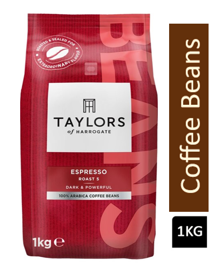 Taylors of Harrogate Espresso Beans 1kg - NWT FM SOLUTIONS - YOUR CATERING WHOLESALER