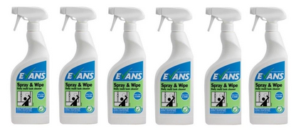 Evans Vanodine Spray & Wipe Daily Multi Task Cleaner 750ml