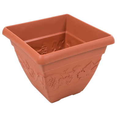 Wham Vineyard Terracotta Square Planter 37cm Squared H236 - NWT FM SOLUTIONS - YOUR CATERING WHOLESALER