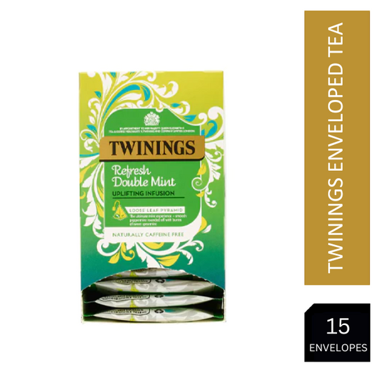 Twinings Refresh Double Mint Pyramids 15's - NWT FM SOLUTIONS - YOUR CATERING WHOLESALER