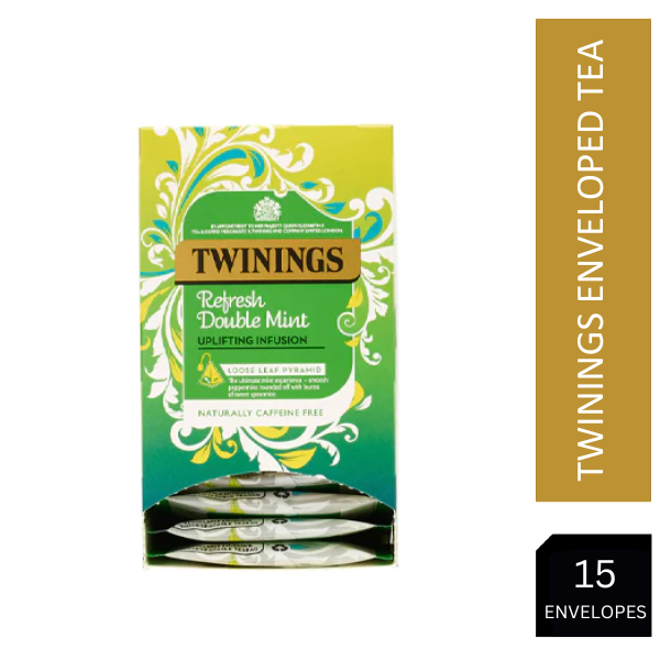 Twinings Refresh Double Mint Pyramids 15's - NWT FM SOLUTIONS - YOUR CATERING WHOLESALER