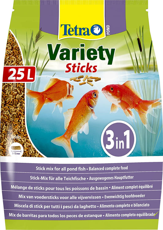 Tetra Pond Variety Sticks 25 Litre - NWT FM SOLUTIONS - YOUR CATERING WHOLESALER