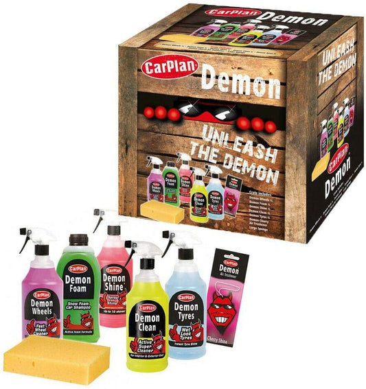 CarPlan Demon 7 Piece Valeting Gift Pack - NWT FM SOLUTIONS - YOUR CATERING WHOLESALER