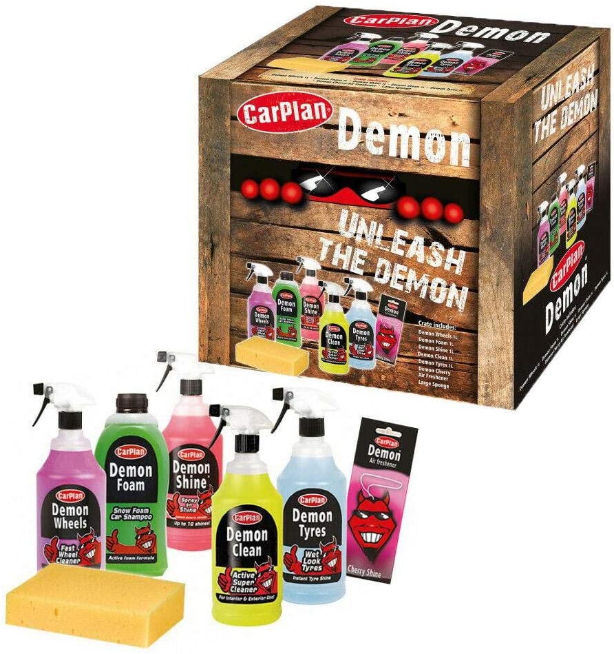 CarPlan Demon 7 Piece Valeting Gift Pack - NWT FM SOLUTIONS - YOUR CATERING WHOLESALER