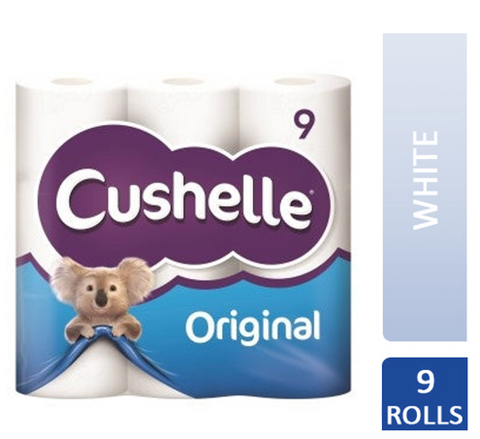 Cushelle Original Toilet Roll 9 Pack - NWT FM SOLUTIONS - YOUR CATERING WHOLESALER