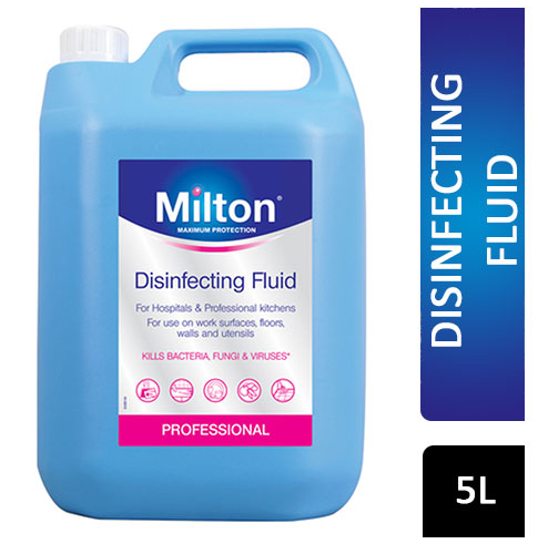 Milton Disinfecting Fluid 5 Litre - NWT FM SOLUTIONS - YOUR CATERING WHOLESALER