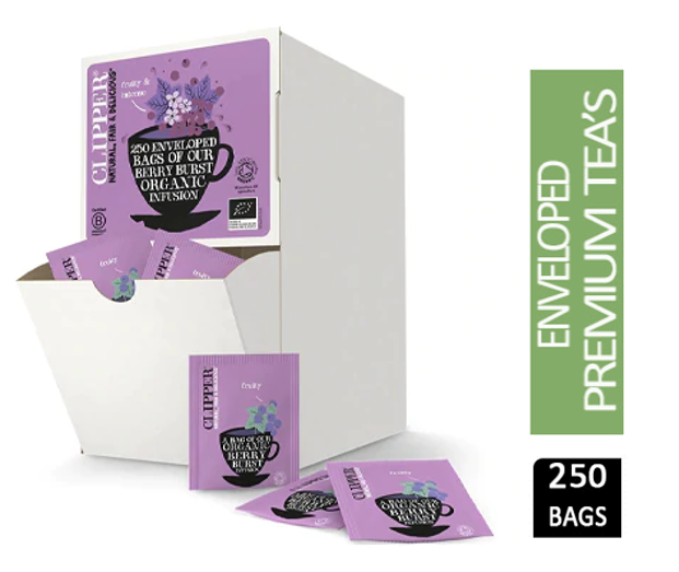 Clipper Organic Infusion Berry Burst 250 Envelopes