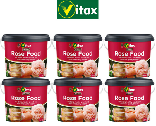 Vitax Organic Rose Food 4.5KG Tub  - NWT FM SOLUTIONS - YOUR CATERING WHOLESALER