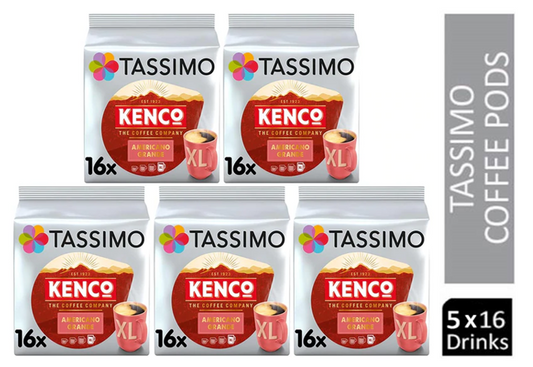 Tassimo Kenco Americano Grande Pods 16's - NWT FM SOLUTIONS - YOUR CATERING WHOLESALER