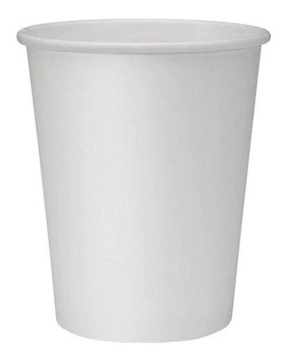 Belgravia 12oz Single Walled White Paper Cups 50's