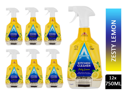 Astonish Zesty Lemon Kitchen Cleaner 750ml - NWT FM SOLUTIONS - YOUR CATERING WHOLESALER