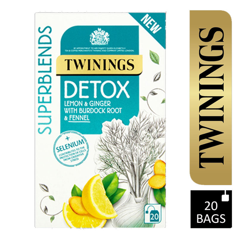 Twinings Superblends Detox Envelopes 20's - NWT FM SOLUTIONS - YOUR CATERING WHOLESALER