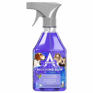 Astonish Morning Dew Pet Fresh Disinfectant 550ml - NWT FM SOLUTIONS - YOUR CATERING WHOLESALER