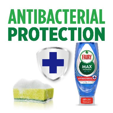 Fairy Washing Up Liquid Max Power Tea Tree Antibacterial 640ml