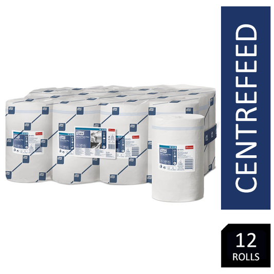 Tork Mini Centrefeed Roll 2-Ply 75m White Pack of 12 {101230} - NWT FM SOLUTIONS - YOUR CATERING WHOLESALER