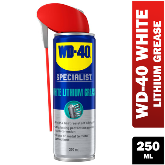 WD-40 Specialist White Lithium Grease 250ml - NWT FM SOLUTIONS - YOUR CATERING WHOLESALER