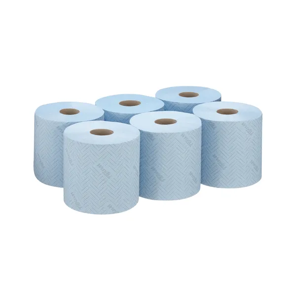 WypAll L10 Food & Hygiene Centrefeed Wiping Paper 1 Ply Blue 6's (7255)