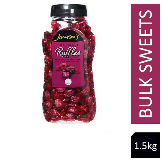 Jamesons Raspberry Ruffles 1.5kg Resealable Jar - NWT FM SOLUTIONS - YOUR CATERING WHOLESALER